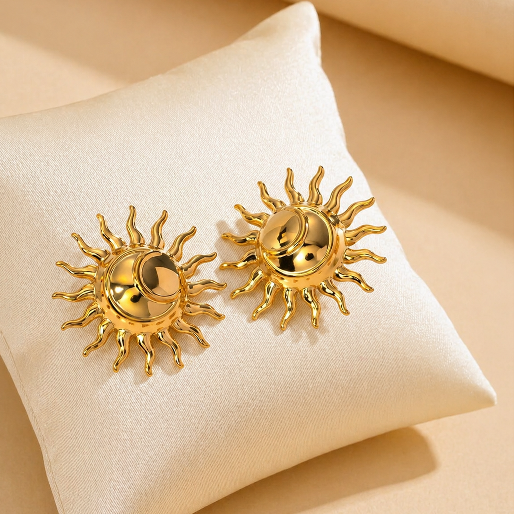 Golden Sun Studs