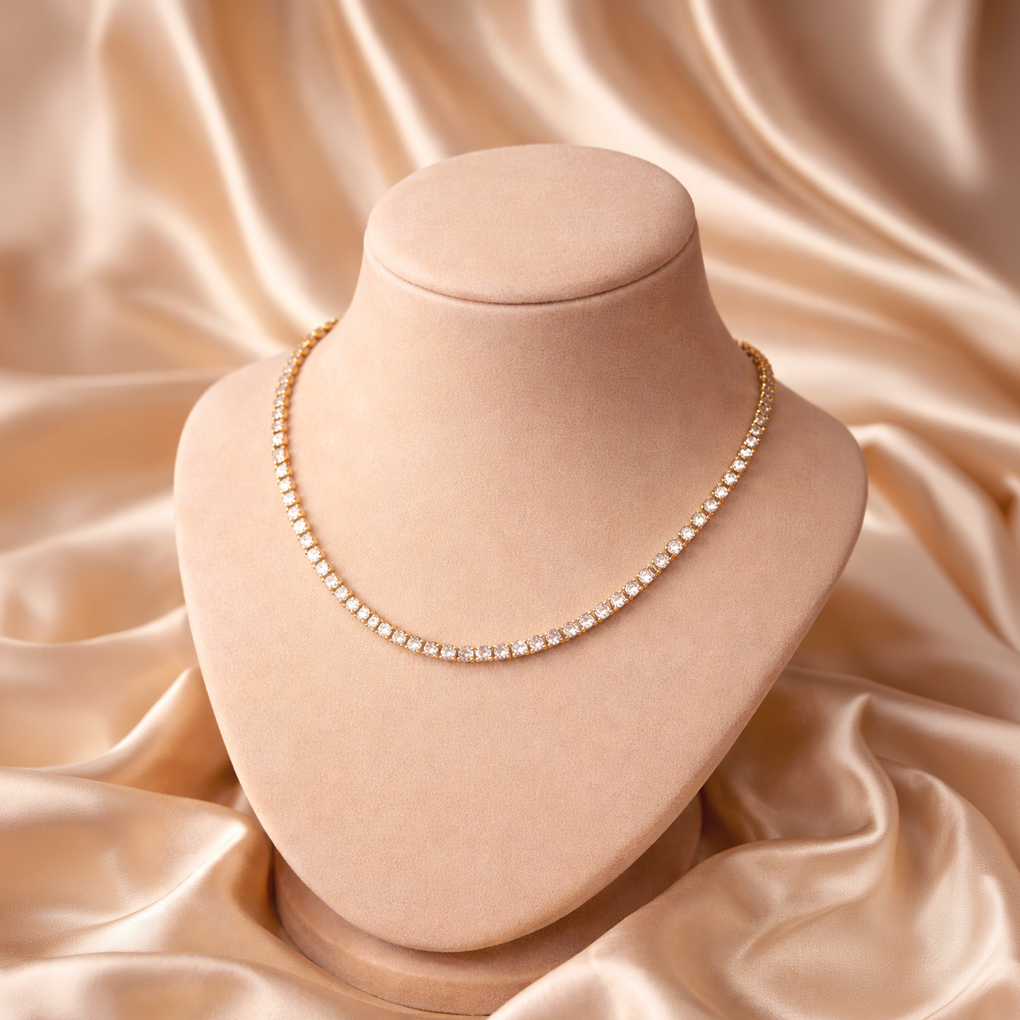 Crystal Line Necklace