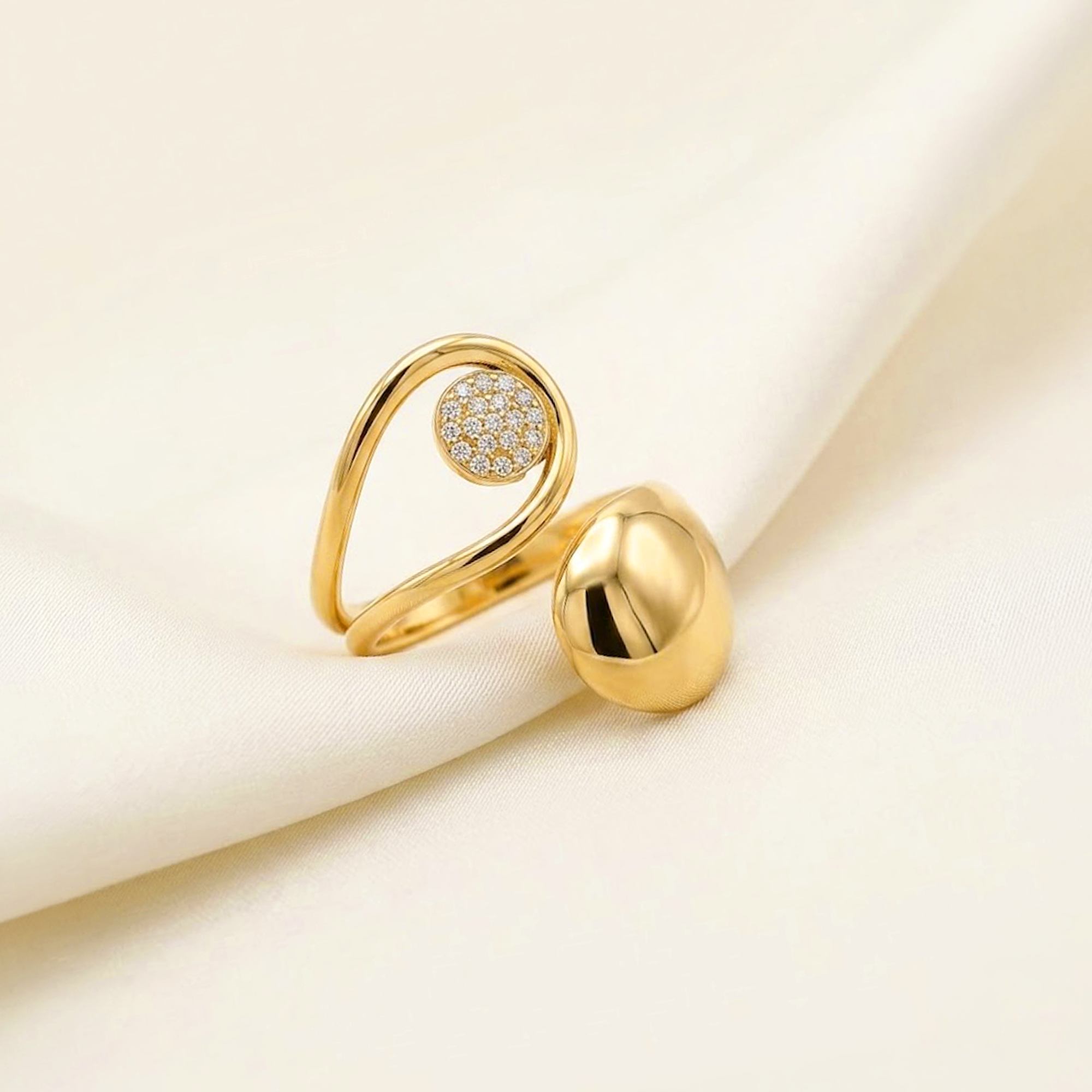 Golden Dome Ring