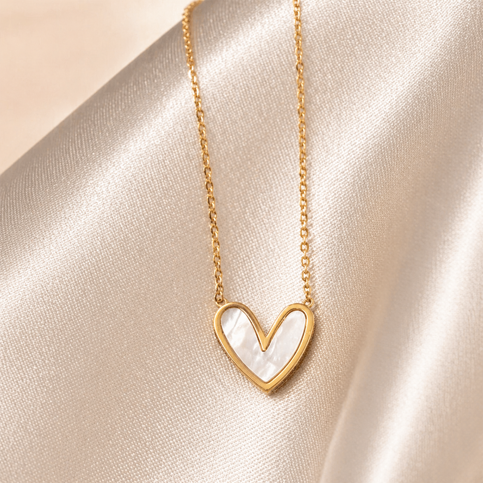 Pearl Heart Necklace