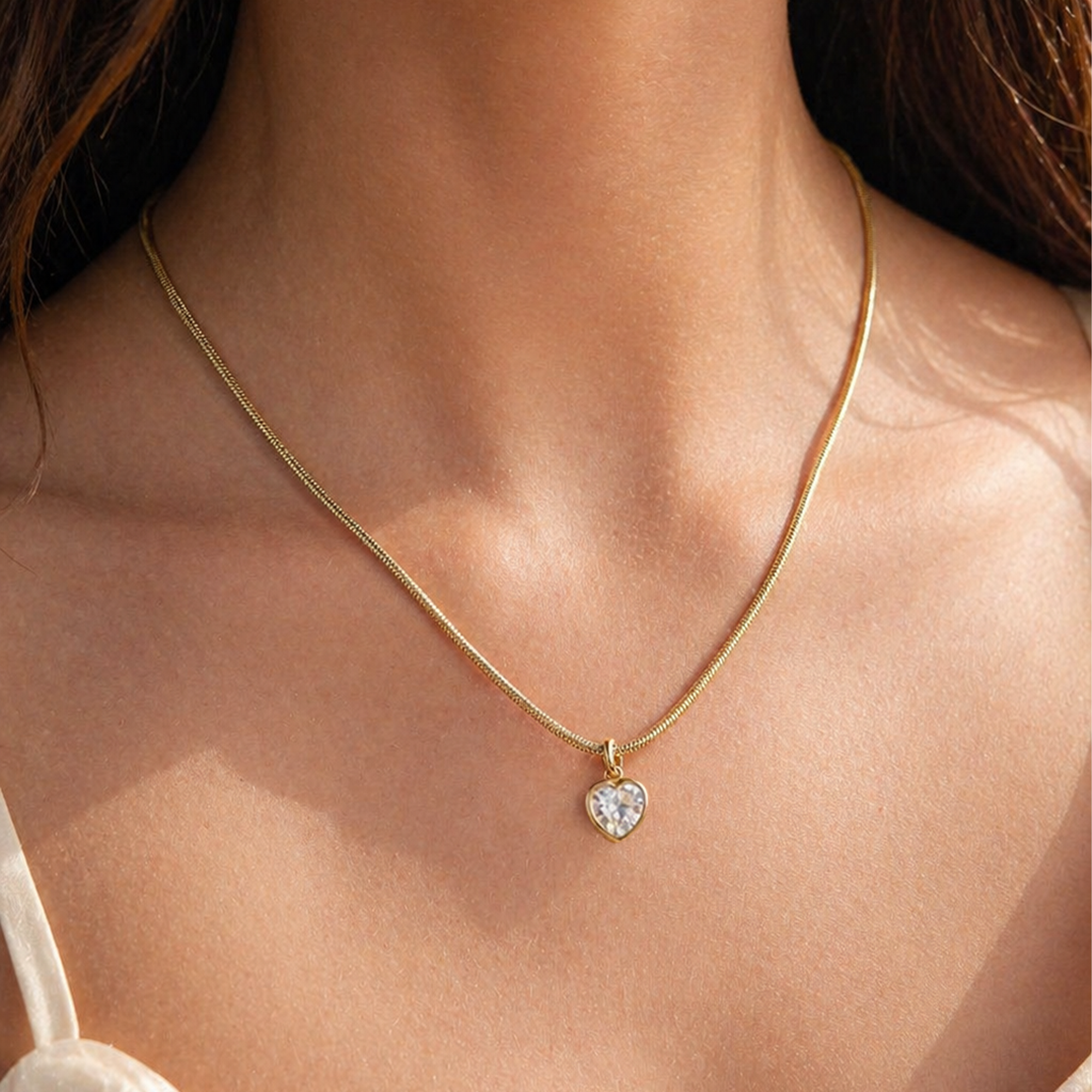 Crystal Heart Necklace