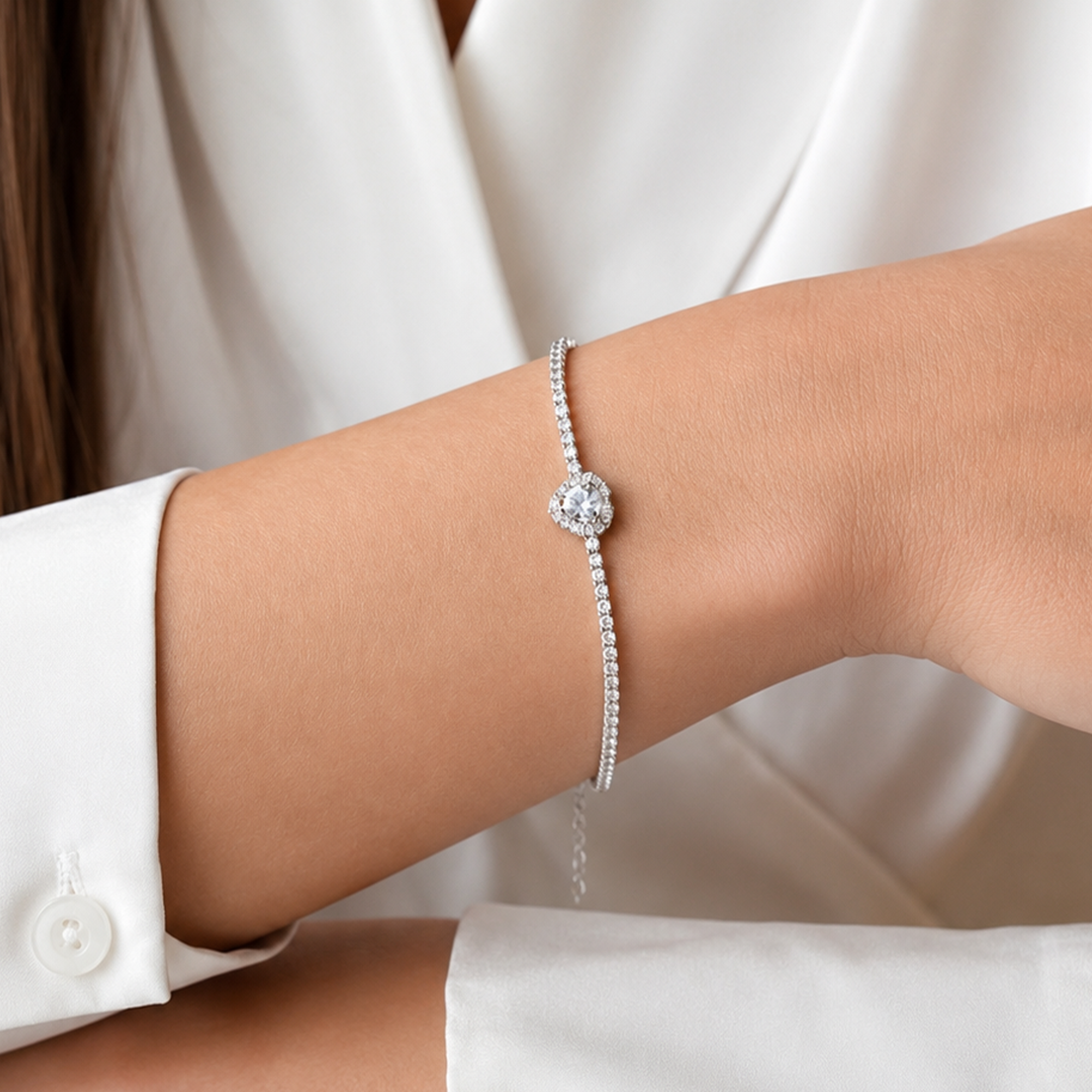 Nefert Tennis Bracelet