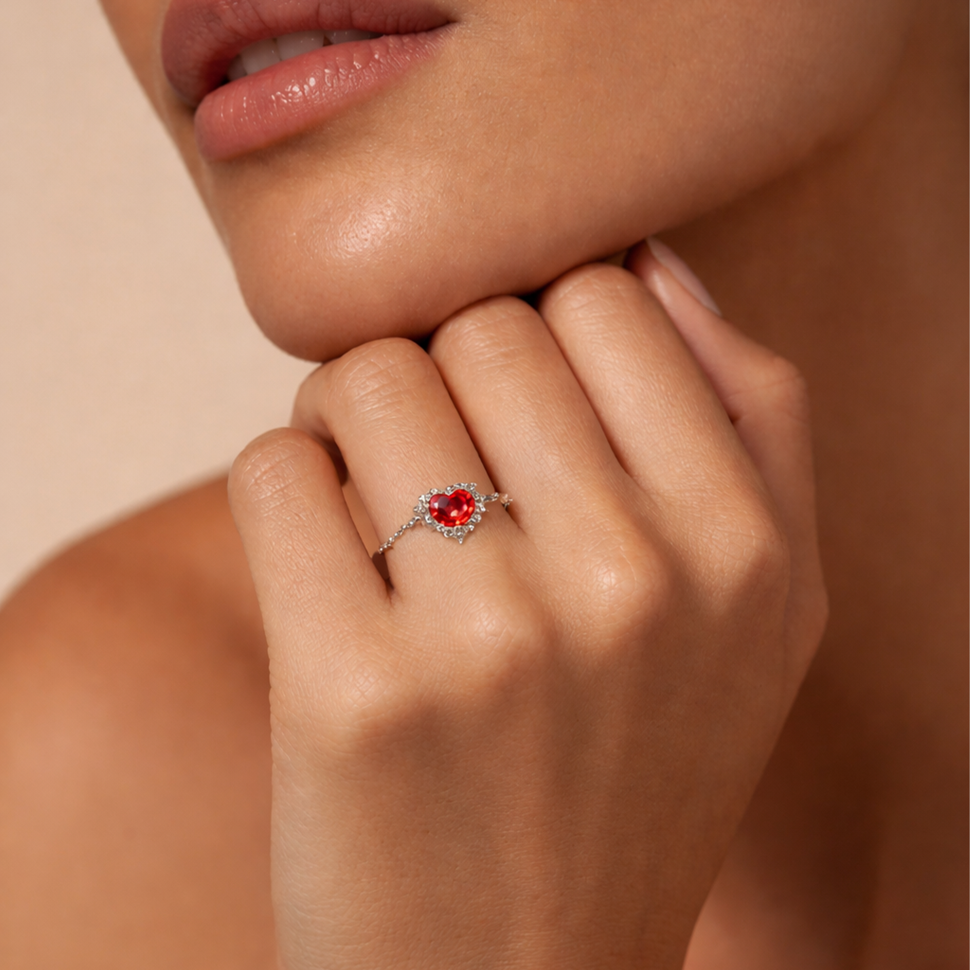 Red Heart ring (New)