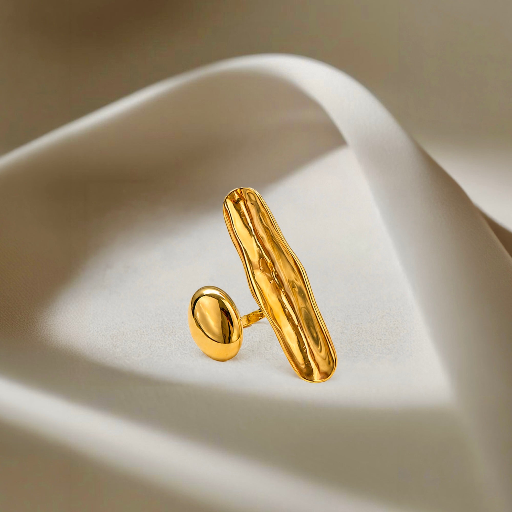 Fluid Gold Ring