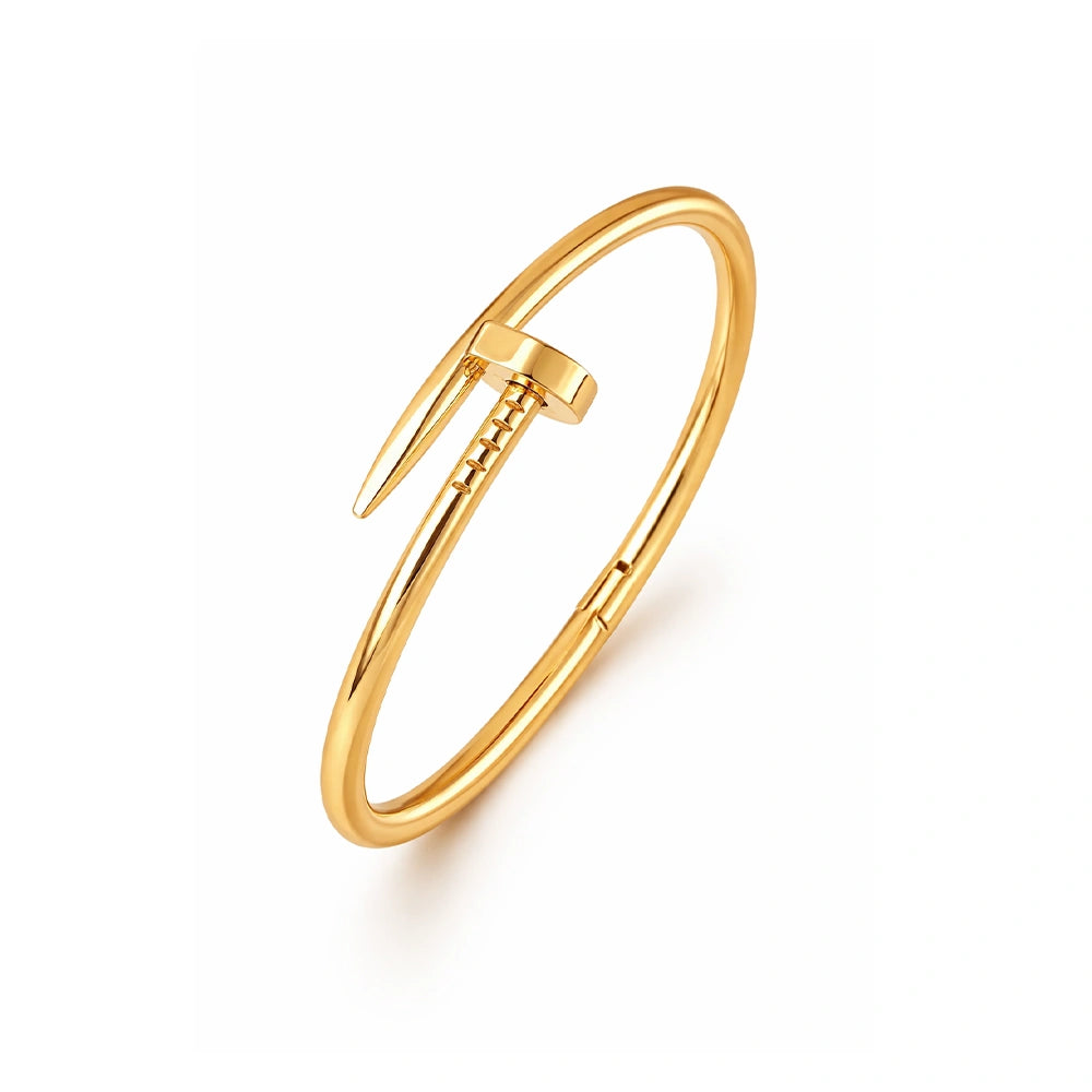 Golden Nail Bangle
