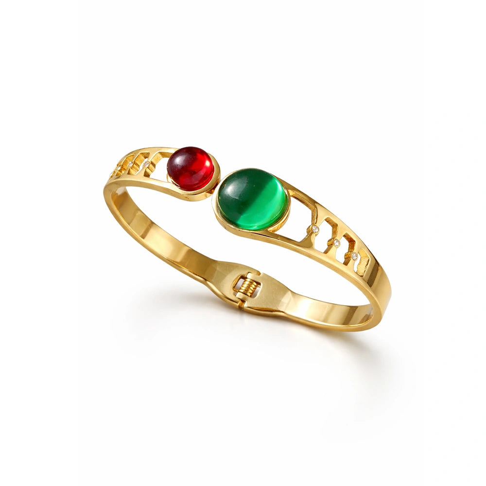 Two-Stone Bangle