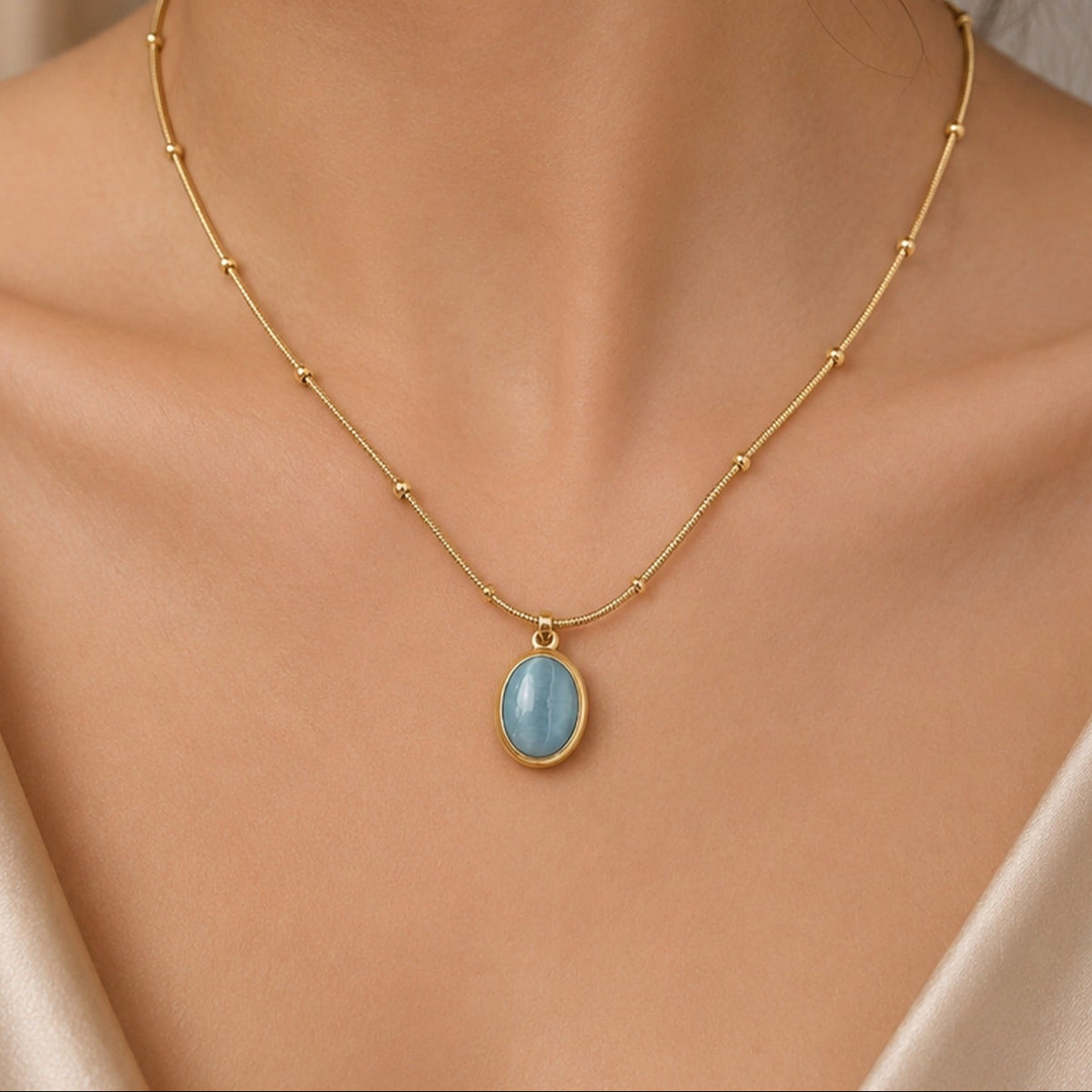 Aquamarine Necklace