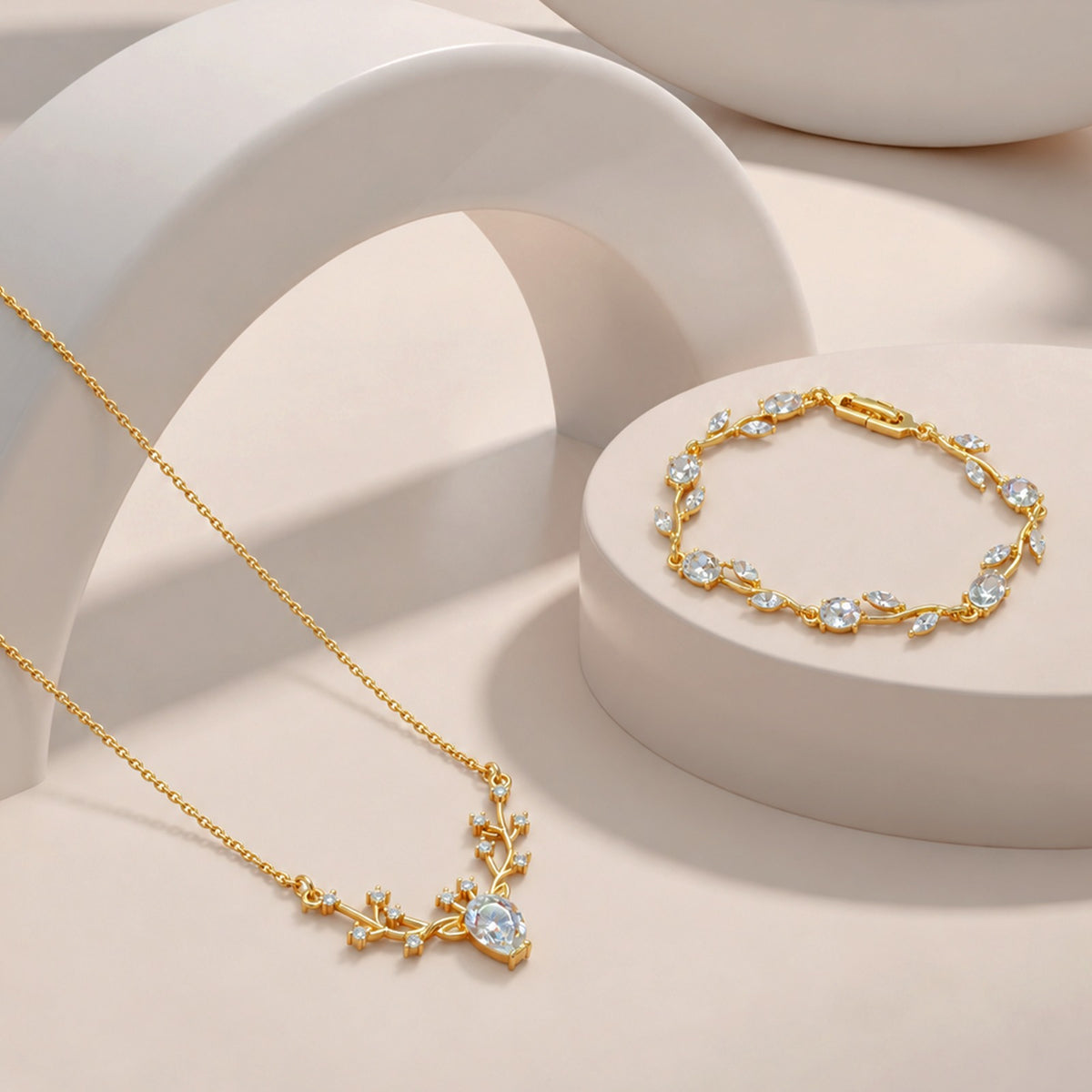 Golden Crystal Deer Set V.2