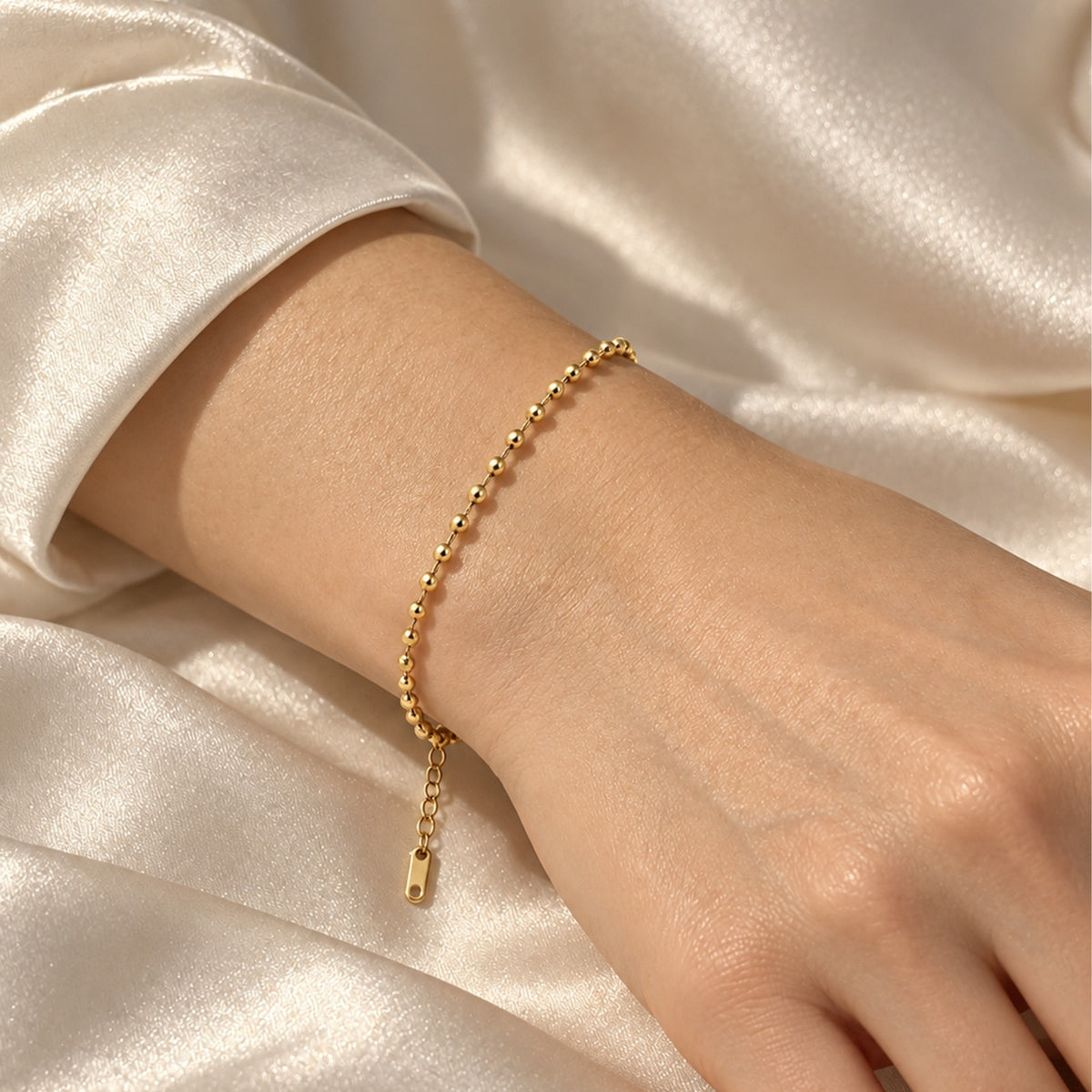 Golden Ball Chain Bracelet