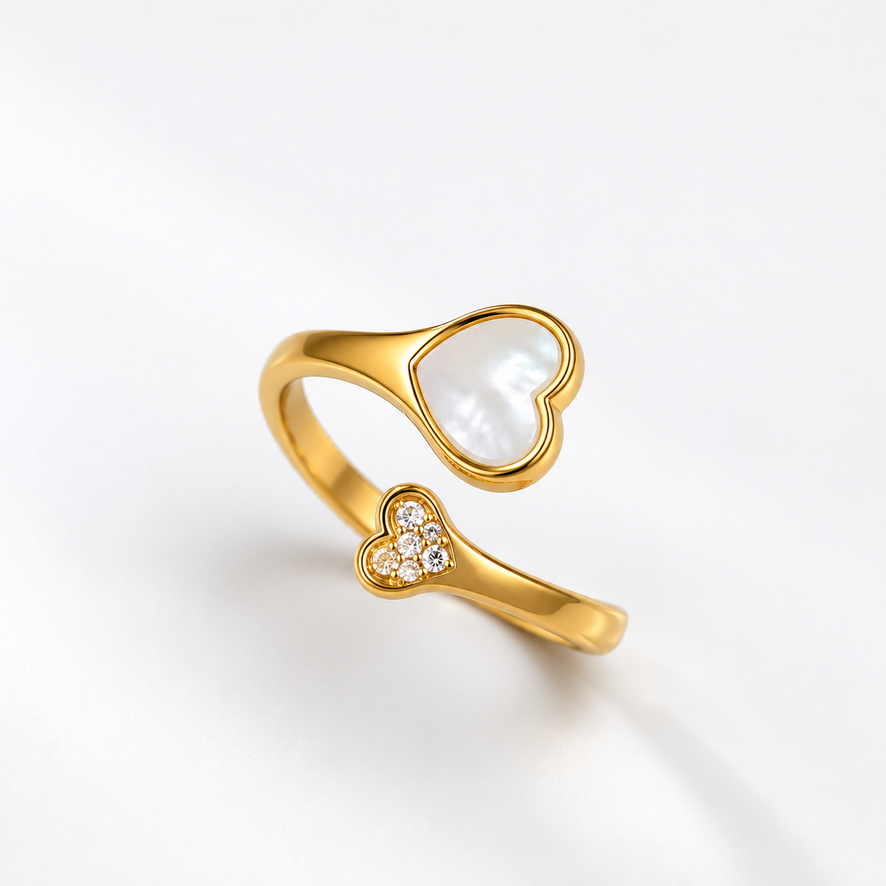 Double Heart Ring