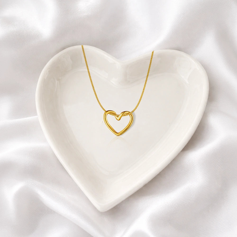 Open Heart Necklace