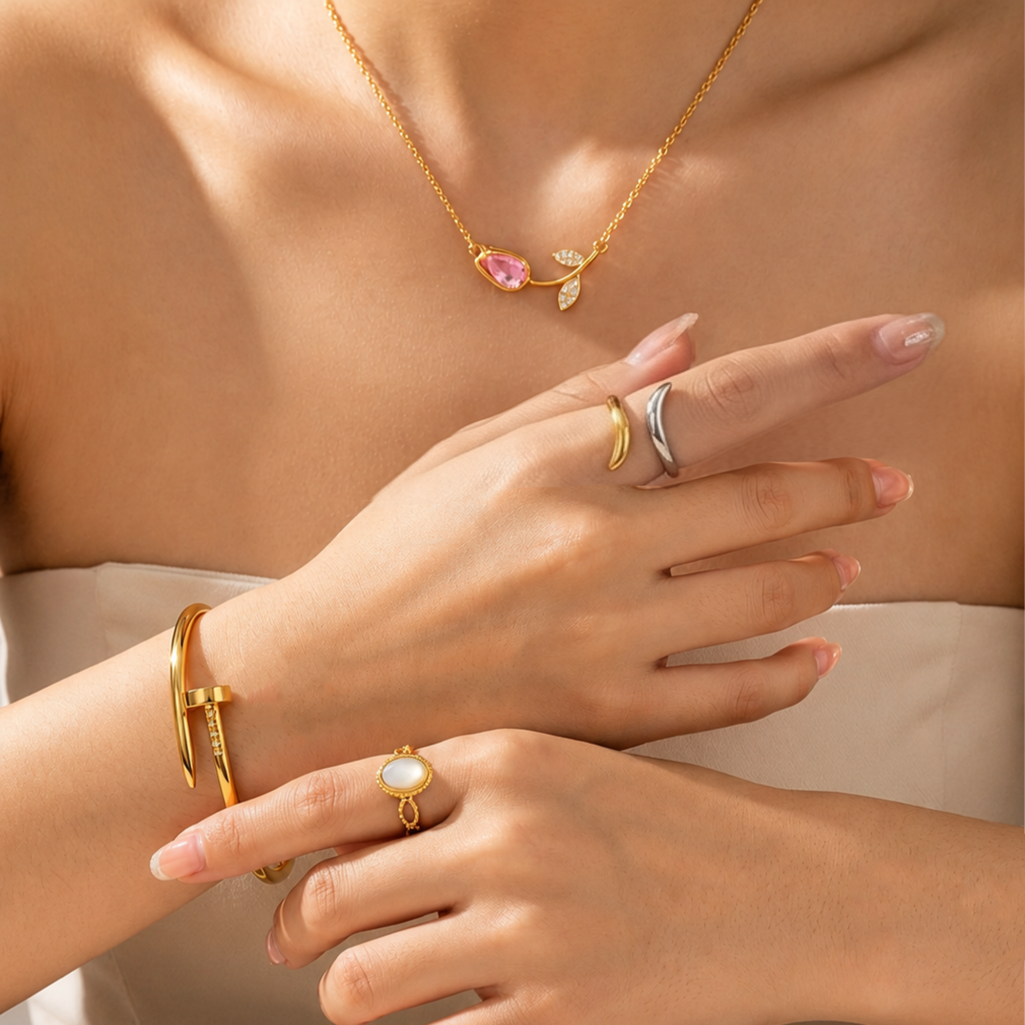 Nefert Golden Set (4 Pcs)