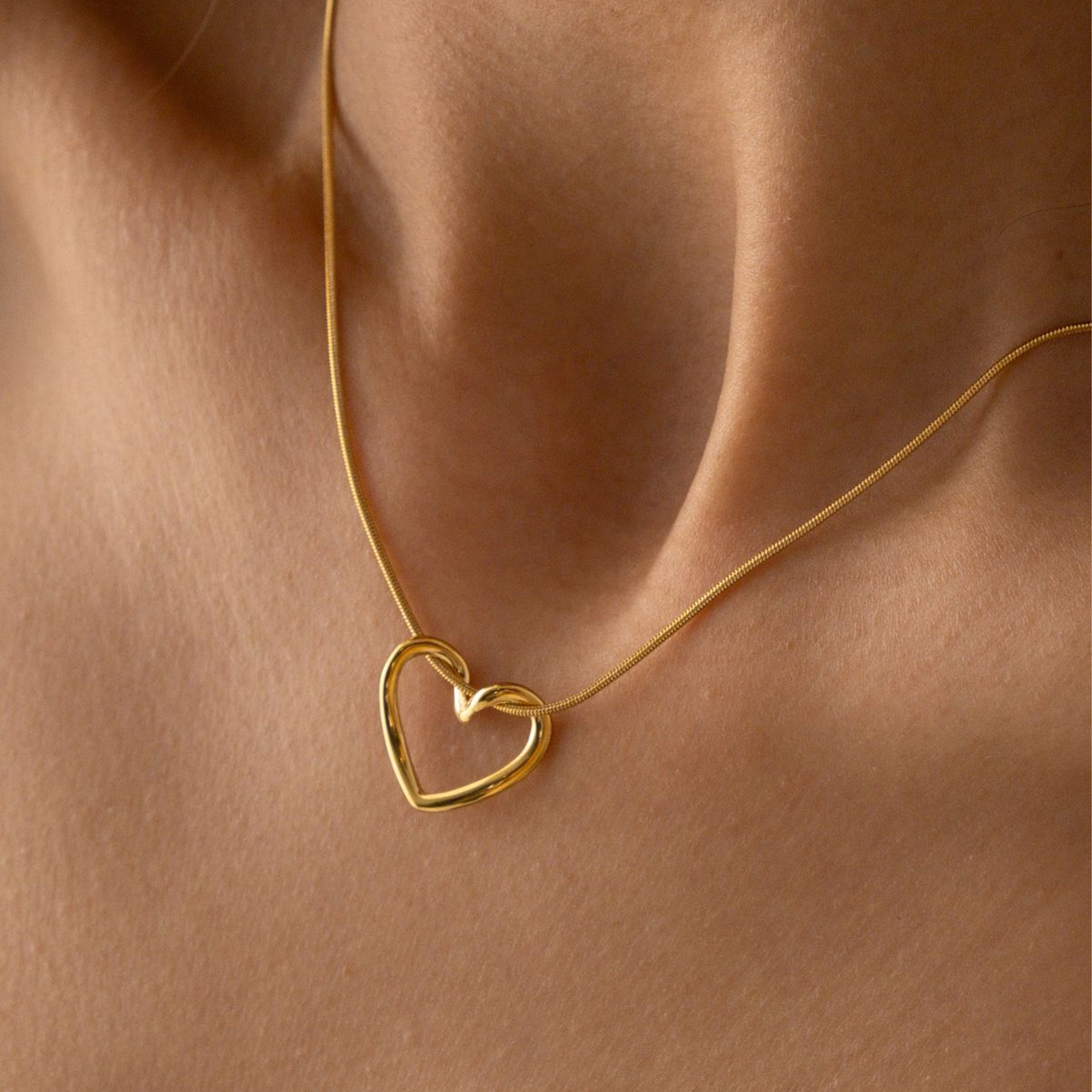 Open Heart Necklace