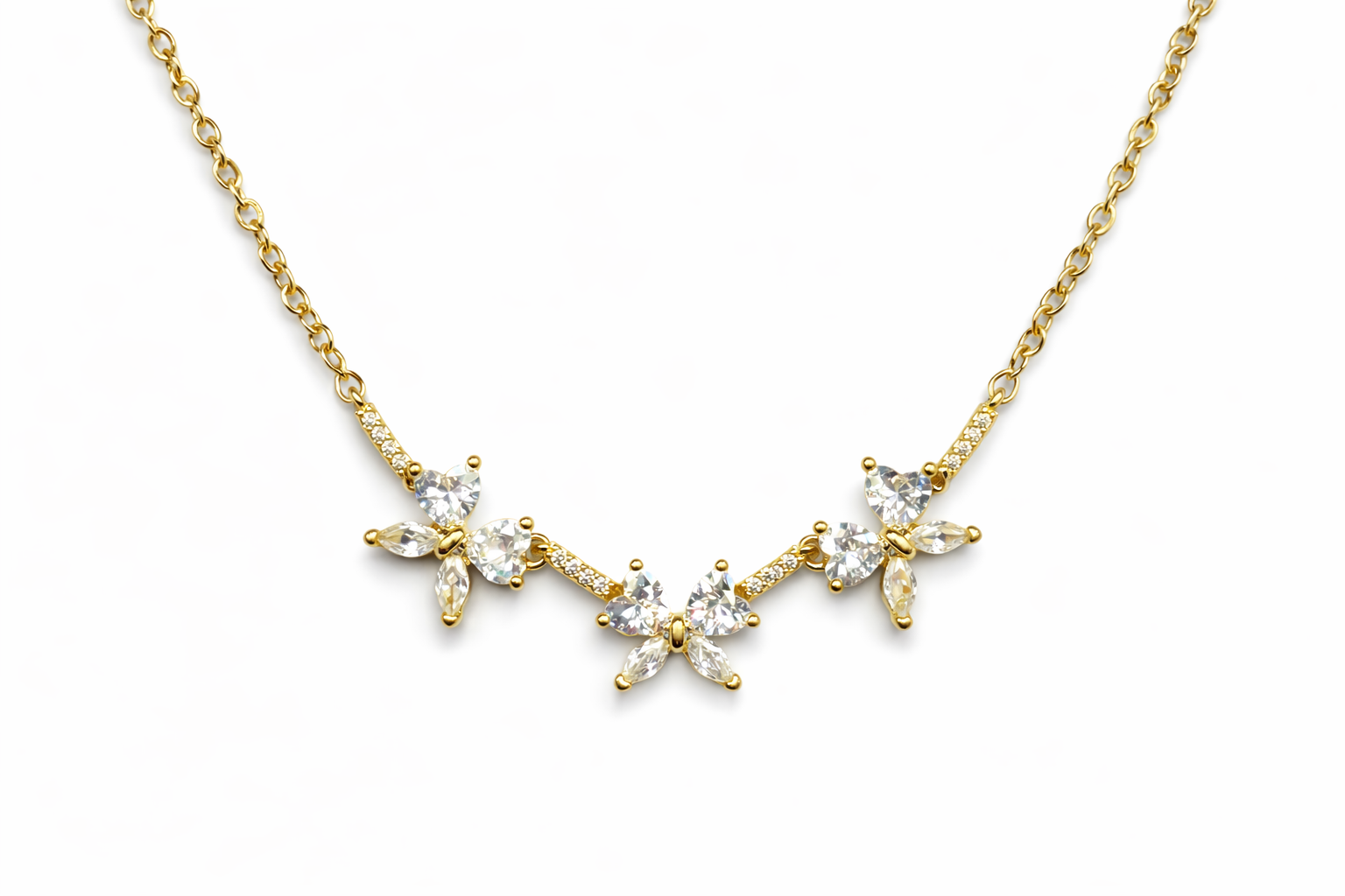 Crystal Blossom Necklace