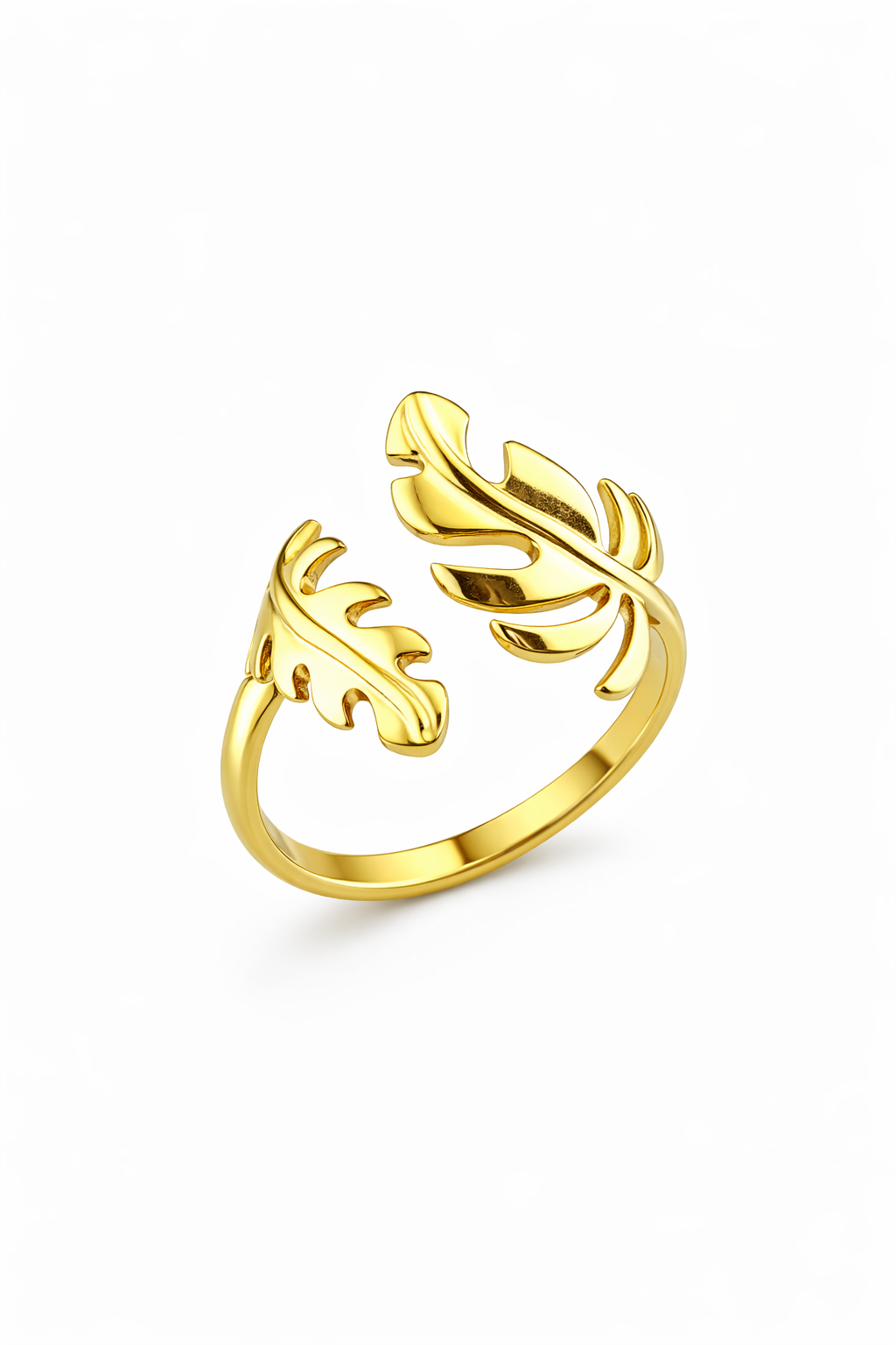 Golden Leaf Ring