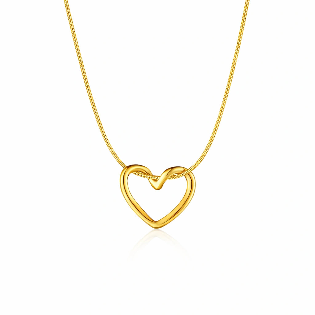 Open Heart Necklace