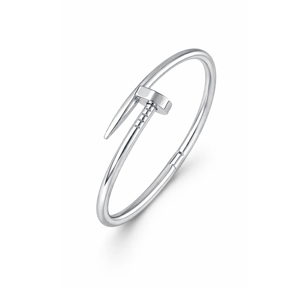 Silver Nail Bangle