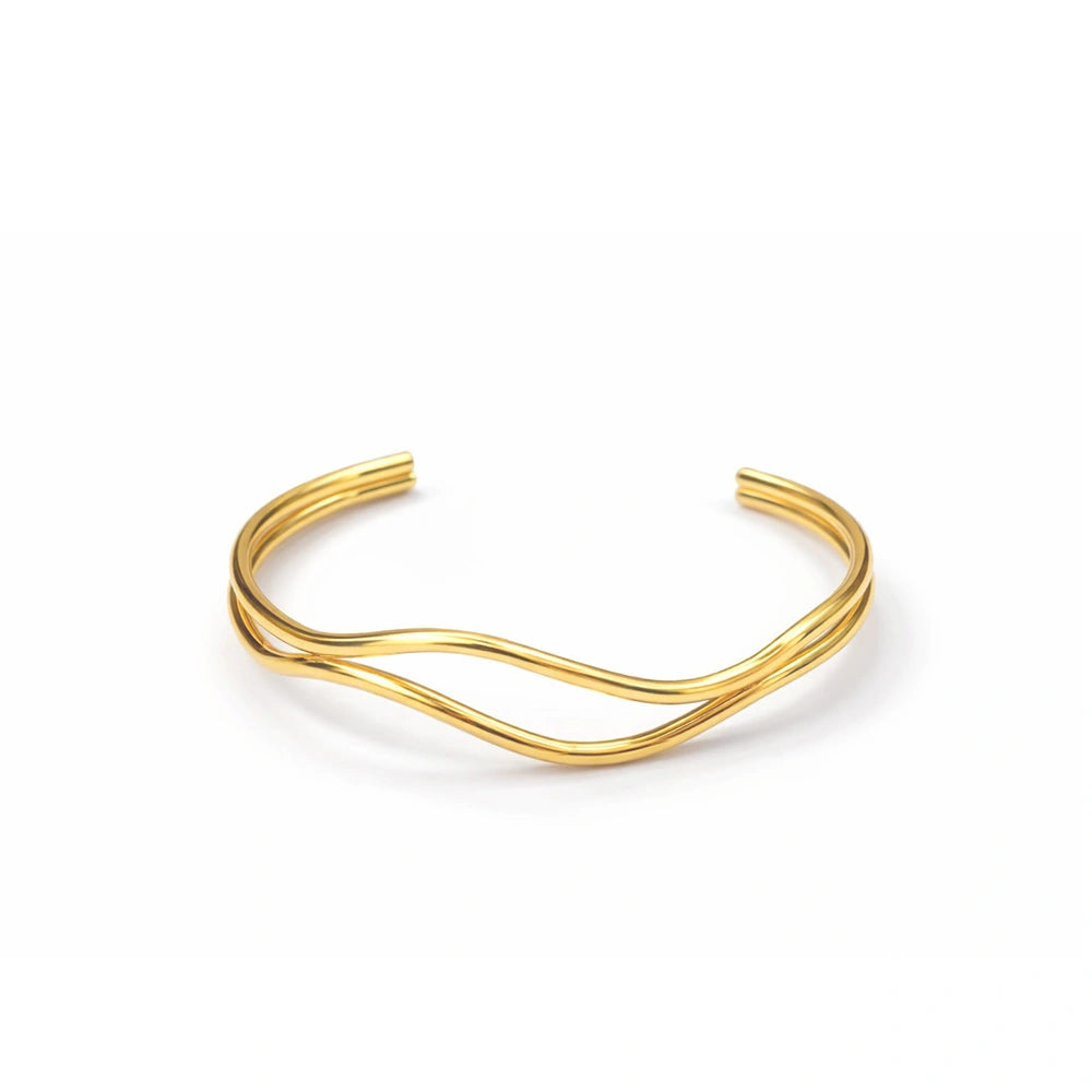 Wavy Gold Cuff