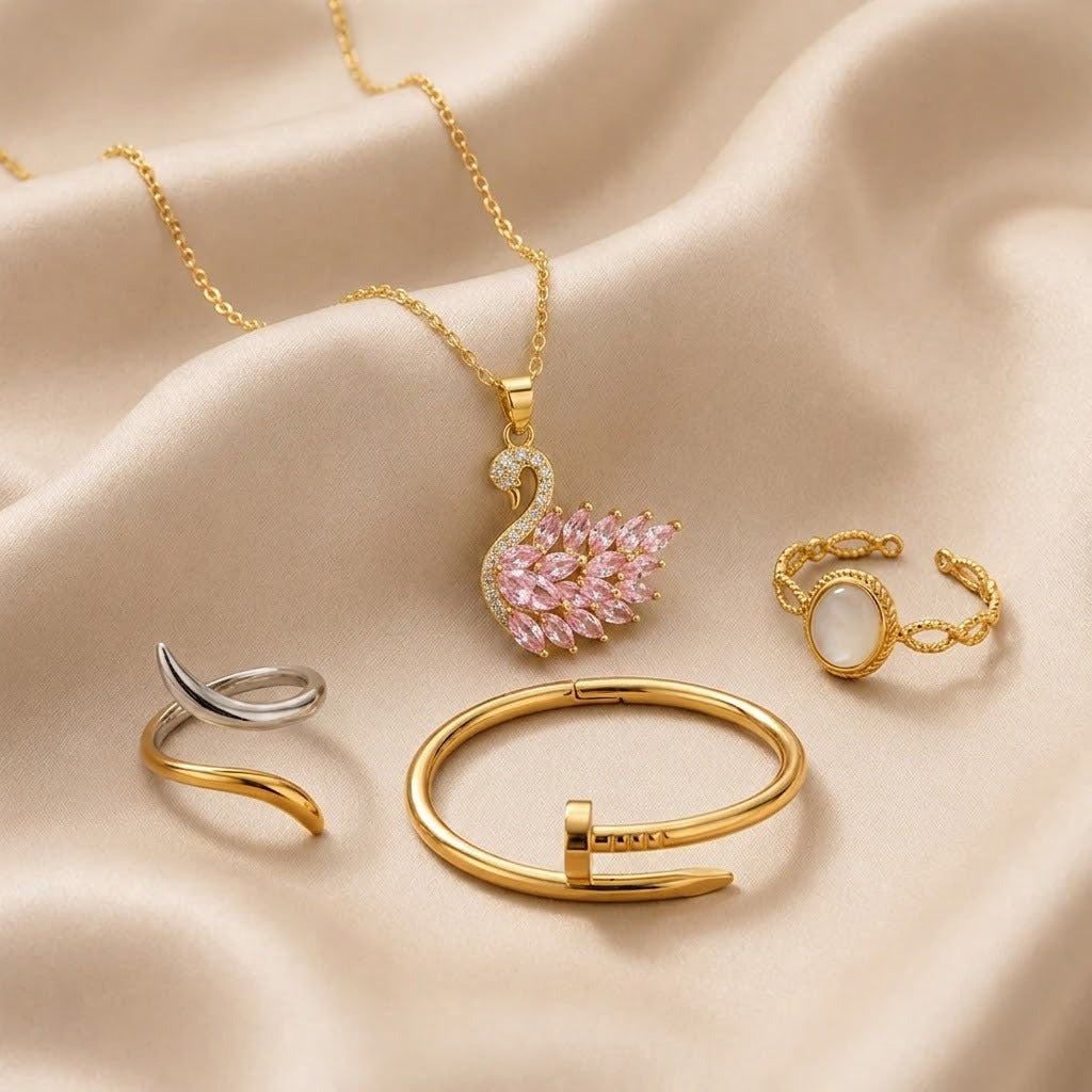 Nefert Golden Set (4 Pcs)